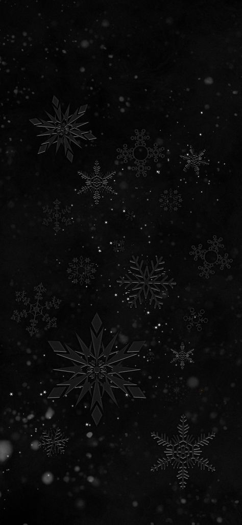 Gothic Christmas Backgrounds, Black And White Wallpaper Christmas, Black Winter Wallpaper Iphone, Black Christmas Iphone Wallpaper, Gothmas Phone Wallpaper, Black Snowflake Wallpaper, Winter Wallpapers Aesthetic Dark, Gothmas Wallpaper Backgrounds, Christmas Wallpaper Spooky