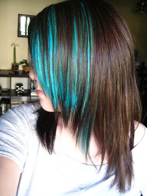 my next colors- brown on top and blue underneath. Happening this weekend. Blue Underneath, Hair Dyed Underneath, Underlights Hair, Galaxy Hair, Aqua Hair, Teal Hair, Turquoise Hair, Hair Color Crazy, Hair Streaks