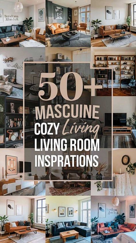 50+ Masculine Cozy Living Room Inspirations Mixed Fabric Living Room, Mismatched Furniture Living Room, Cozy Decor Living Room, Colorful Cozy Living Room, Masculine Living Rooms, Cozy Family Room, Mismatched Furniture, Cozy Family Rooms, Comfy Living Room