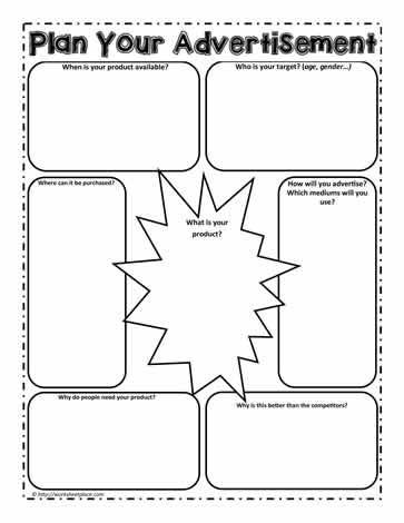 Media Literacy Worksheet 7 Visit www.advertisingteacher.com Make more sales with effective advertising. Advertising Worksheet, Advertisement Worksheet, Media Literacy Activities, Media Literacy Lessons, Literacy Worksheets, Project Planning, Literacy Lessons, Media Literacy, Digital Literacy