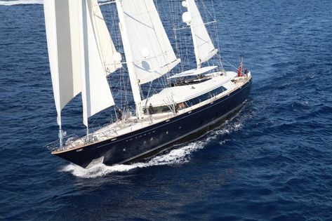 Sailing Yacht ROCK AND ROLL • Perini Navi • 1999 • Former Owner Urs Schwarzenbach Benetti Yachts, Perini Navi, Sail Yacht, Sailboat Living, Yacht For Sale, Super Yachts, Motor Yacht, Yacht Charter, Sailing Yacht