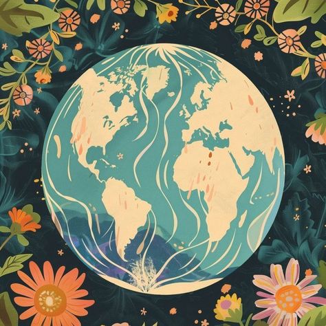 Happy Earth Day! 🌎 We're loving these Earth-inspired pieces created by artists in our community. Find even more under the Curators’ Picks section on the site! Art Credit: Earth Day Every Day by @cafelab_store Mother Earth by @jaclyncaris New Earth : Gaia, Flower and Universe by @gentleechoesart Journey To The Center Of The Earth Art, Entry Wall, Earth Art, Happy Earth, New Earth, Earth Day, Mother Earth, Universe, Planets