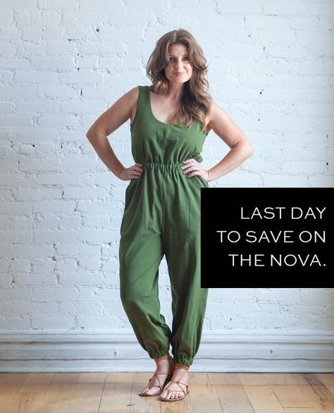 True Bias on Instagram: “Our sewalong is all wrapped up! I hope it was helpful. ⁠ ⁠ Today is the last day to save on the Nova Jumpsuit pattern. All three size…” B And D, Elastic Casing, Jumpsuit Pattern Sewing, Sewing Magazines, Short Romper, Horse Diy, Knit Fabrics, Jumpsuit Pattern, Pattern Collection