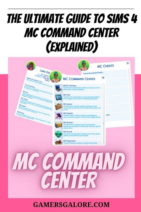 Have you been searching high and low in forums, tutorials, and guides trying to find out how exactly the mysterious Sims 4 MC Command Center works? Look no further – I have created the ultimate guide just for you! We’ll cover everything you have to know about Sims 4 MCCC, including what it is, how it works, why it’s important and its must-known features. Mc Command Center Sims 4, Comand Center, Sims 4 Cheats Codes, Sims 4 Cheats, Sims 4 Traits, Sims 4 Cas Mods, Sims 4 Cc Makeup, Tumblr Sims 4, Sims 4 Cc Furniture