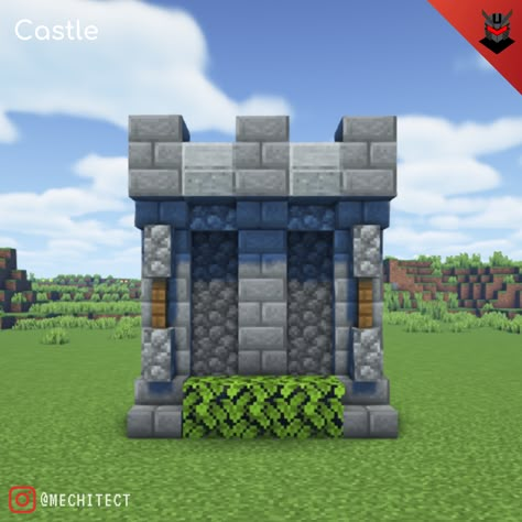 Wheat Farms Minecraft, Minecraft Stronghold Ideas, Minecraft Stone Wall Designs, Castle Walls Minecraft, Sculk Builds Minecraft, Minecraft Stone Wall, Minecraft Walls Ideas, Minecraft Wall Design, Minecraft Wall Ideas