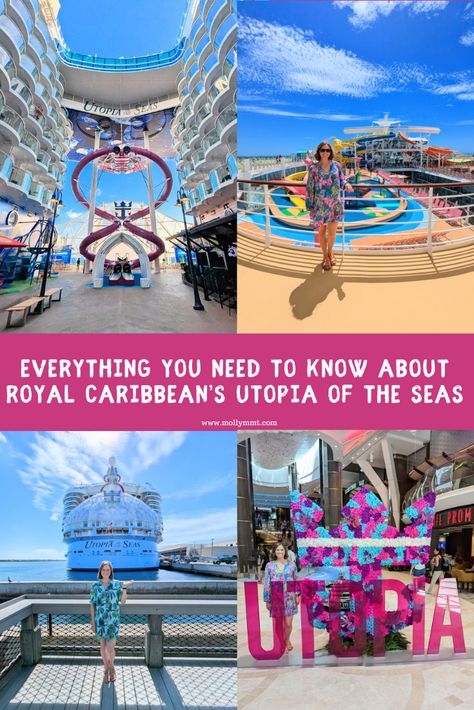 Utopia of the Seas is the ultimate weekend at sea and one of my favorite Royal Caribbean cruise ships! 🚢 Read all about my experience on this ship and everything you need to know about it below! Utopia Of The Seas Royal Caribbean, Utopia Of The Seas, Royal Carribean Cruise, Cruise Tips Royal Caribbean, Royal Caribbean Cruise Ship, Royal Caribbean Cruise Lines, Carribean Cruise, Royal Caribbean Ships, Travel 2024