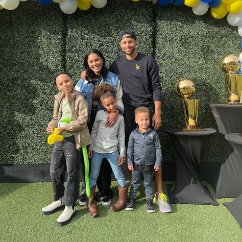 Steph Curry has four NBA championships and two MVP titles under his belt. And sure, that's impressive AF—but it doesn't matter so much to his and Ayesha Curry's kids Riley, 10, Ryan, 7, and Canon,... Steph And Ayesha, Stephen Curry Ayesha Curry, The Curry Family, Kristi Yamaguchi, Golden State Warriors Basketball, Ciara And Russell Wilson, Ciara And Russell, Katie Ledecky, Family Friendly Games