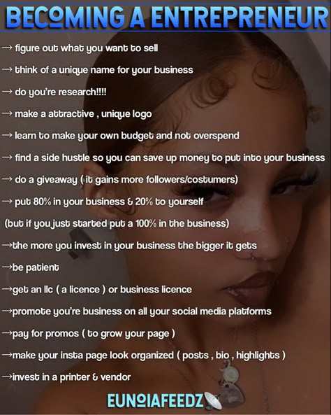 Business Ideas For Black Women, Small Beauty Business Ideas, Best Small Business Ideas Startups, Baddie Business Name Ideas, Cosmetic Business Ideas, Small Business Ideas For Women, Small Business Marketing Plan, Business Ideas For Women, Business Plan Outline