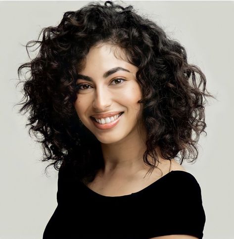 Short Curly Hair Long Face, Hair Tucked Behind Ear Hairstyles Curly, Behind Ear Hairstyles, Ear Hairstyles, Hair Tucked Behind Ear Hairstyles, Hair Tuck, Hairstyles Curly, Loose Curls, Volume Hair