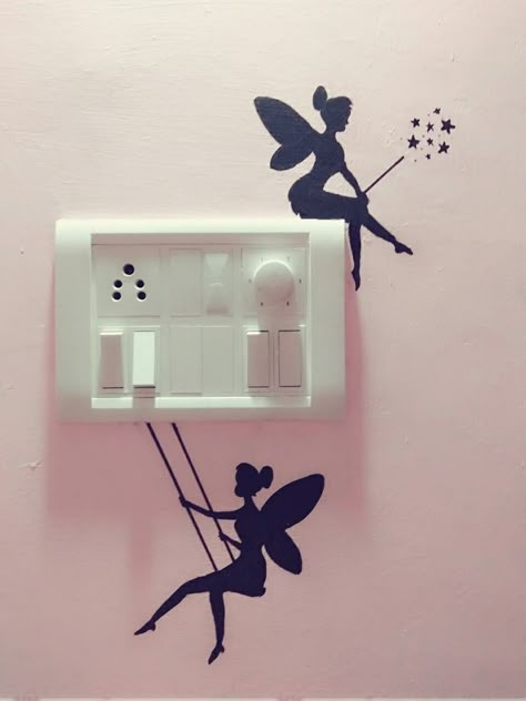 My art gallery Wall Drawing Ideas, Simple Wall Paintings, Switch Board, Wall Murals Diy, Creative Wall Painting, Wall Art Diy Paint, Diy Wall Painting, Wall Painting Decor, Bedroom Wall Paint