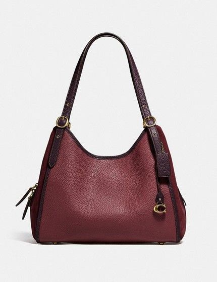 NEW! Introducing The Coach Lori Shoulder Bag! - Fashion For Lunch. Coach Perfume, Coach Rogue, Sky E, Suede Fashion, Day Bag, Coach Leather, Online Bags, Casual Bags, Hobo Bag