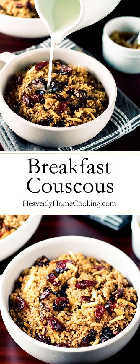 Couscous Recipes Breakfast, Breakfast Couscous Recipes, Couscous Breakfast, Couscous For Breakfast, Breakfast Couscous, Simple Couscous Recipes, Yoghurt Breakfast, Breakfast Recipes Easy Quick, Couscous Recipes