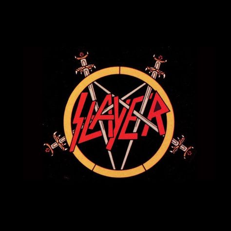 Slayer Logo Reign In Blood, South Of Heaven, Metal Band Logos, Slayer Band, Og Logo, Band Metal, Iron On Embroidered Patches, Band Logos, Guided Drawing