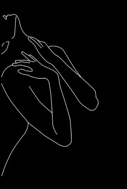 Woman Podcast, Soulmates Art, Spa Massage Room, Curvy Silhouette, Back Drawing, Body Image Art, Silhouette Drawing, Hand Lines, Art Painting Gallery