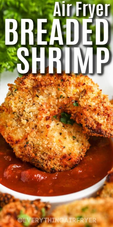 Battered Shrimp Recipes, Fried Shrimp Recipes Easy, Shrimp Batter, Recipe For Air Fryer, Air Fryer Fish Recipes, Breaded Shrimp, Crispy Shrimp, Air Fried Food, Airfryer Recipes