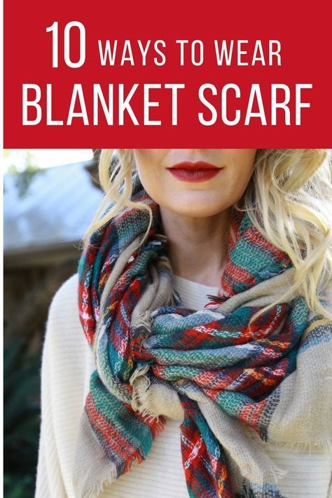 Ten Ways To Wear A Blanket Scarf | Stylish Accessories | How to wear a scarf | Over 40 Style #blanketscarfwinter Scarf Wearing, How To Wear A Blanket Scarf, Scarf Styling, Scarf Diy, Travelling Suitcase, Diy Blanket Scarf, Blanket Scarf Outfit, Mulberry Scarf, Over 40 Style