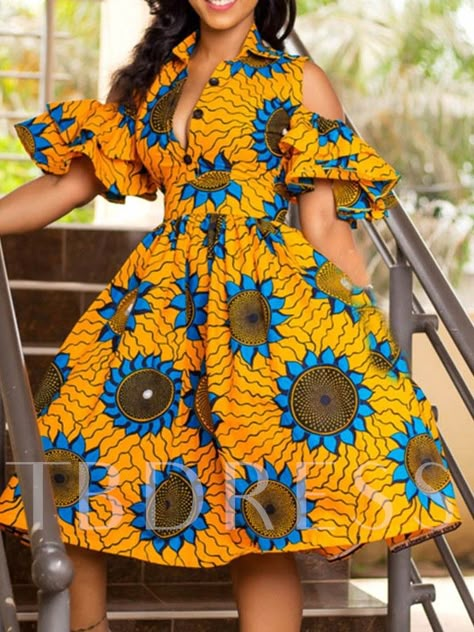 African Dresses Modern For Teens, Vitenge Dresses Designs Unique, Vitenge Dresses Designs, Vitenge Dresses, Floral A Line Dress, Ladies Day Dresses, Short African Dresses, African Dresses Modern, Afrikaanse Mode