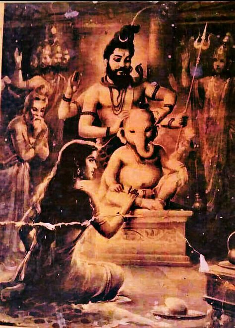 Arte Ganesha, साईं बाबा, Arte Yoga, Shiva Parvati Images, Lord Shiva Statue, Lord Shiva Family, Lord Ganesha Paintings, Ganesh Art, Hinduism Art