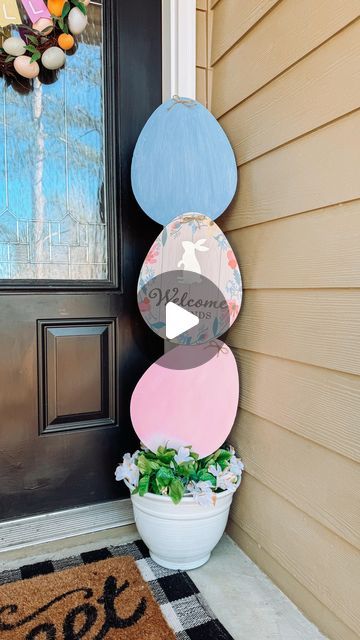 Rachael Clark on Instagram: "DIY @dollartree Tree Easter Egg Topiary! Make this project for under $15! . . . #diy #diyproject #diycraft #diydecor #easterdiy #easterdecor #diyhomedecor #diytopiary #topiary #easter" Easter Egg Topiary Diy, Easter Egg Topiary, Egg Topiary, Easter Topiary, Topiary Diy, Here Comes Peter Cottontail, Easter Egg Tree, Peter Cottontail, Easter Projects