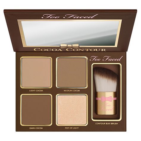 Too Faced Cocoa Contour Palette Alat Makeup, Contour Kit, Contour Palette, Too Faced Makeup, Face Contouring, Pink Makeup, Contour Makeup, Contouring And Highlighting, Too Faced Cosmetics