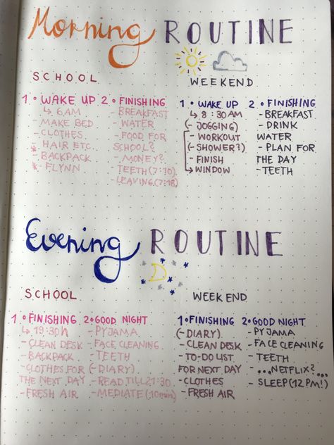 Night Routine Journal, Morning Challenge, Bullet Journal Mental Health, 2024 Journal, Building Habits, Weekly Workouts, Morning Routine School, Heather Stillufsen, Bullet Journal Ideas Templates