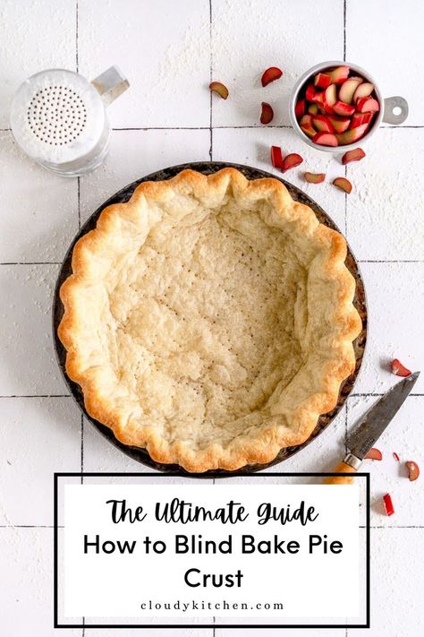 Blind Bake Pie Crust, Rhubarb Custard Pies, Oatmeal Pie, Baked Pie, Chocolate Pie With Pudding, Homemade Pie Crust, Homemade Pie Crust Recipe, Slab Pie, Baked Pie Crust