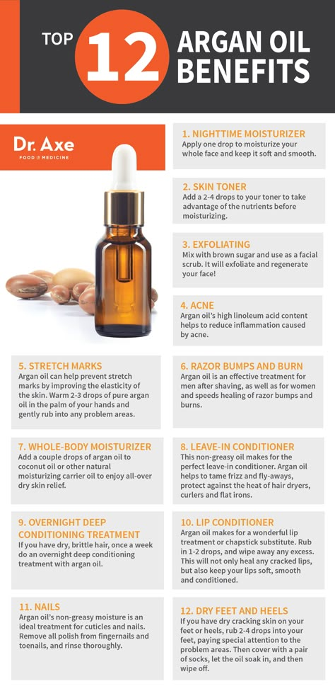 Top 12 Argan Oil Benefits for Skin & Hair http://www.draxe.com #health #holistic #natural Argan Oil Benefits For Skin, Oil Benefits For Skin, Argan Oil For Hair, Argan Oil Benefits, Argon Oil, Organic Argan Oil, Oil For Hair, Oil Benefits, Oil Uses