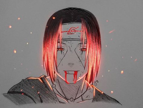 Pin on Anime Itachi Glow Art, Art Glow Anime Red, Glowing Anime Art, Glow Anime Art, Glow Art Wallpaper, Art Glow Anime, Glow Anime, Art Glow, Glow Art