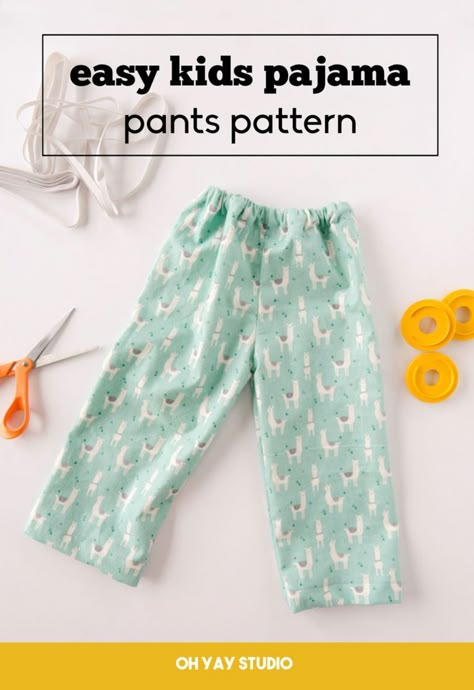 Diy Pajama Pants, Toddler Pajamas Pattern, Pajama Pants Pattern Free, Pajamas Shorts Pattern, Kids Pajamas Pattern, Kids Pants Pattern, Pajama Pants Pattern, Pants Pattern Free, Boys Pajama Pants