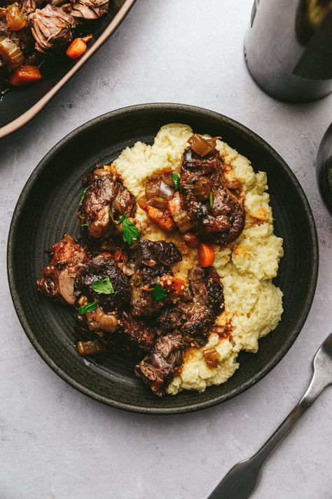 Beef Osso Bucco Recipe, Beef Shanks Recipe, Beef Osso Bucco, Braised Beef Shanks, Beef Shank Recipe, Osso Bucco Recipe, Shanks Recipe, Beef Shanks, Mediterranean Foods