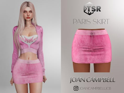 Sims 4 Paris, Barbie Sims, Skirt Sims 4, Paris Skirt, Low Waist Skirt, Sims 4 Tsr, Sims 4 Cas Mods, Free Sims 4, Sims 4 Body Mods