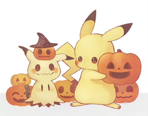 Pumpkins | Mimikyu | Pikachu Rayquaza Pokemon, Pokemon Halloween, Cute Pikachu, Images Kawaii, Cute Pokemon Pictures, Pokemon Pins, Pokemon Wallpaper, Pokémon Master, Cute Pokemon Wallpaper