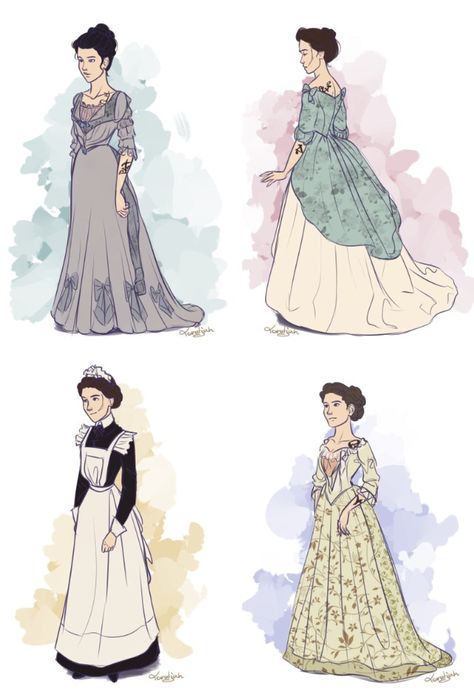 Historical Fashion Drawing, Victorian Era Dresses Drawing, Victorian Clothing Drawing, Queen Dress Drawing, Victorian Dress Drawing, Victorian Era Dress, Victorian Era Dresses, Gaun Abad Pertengahan, Victorian Era Fashion