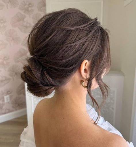 Simple Wedding Updo, Bride Hairstyles Updo, Bridesmaid Hair Inspo, Soft Updo, Loose Updo, Wedding Hairstyles Bridesmaid, Wedding Hair Up, Guest Hair, Bridesmaid Hair Makeup