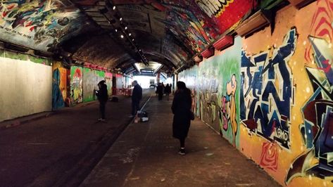 Leake Street Arches, Waterloo Leake Street, Waterloo Station, Hayward Gallery, Urban Village, Brutalist Buildings, Aquatic Ecosystem, Tourist Guide, Street Performance, London Skyline