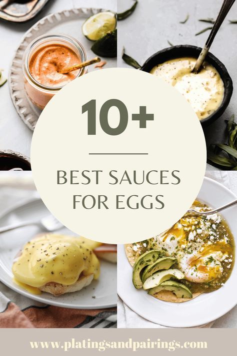 Poached Eggs Sauce, Boiled Egg Dipping Sauce, Sauce For Eggs Breakfast, Egg In Sauce, Sauce For Quiche, Breakfast Dipping Sauce, Sauce For Egg Sandwich, Sauces For Breakfast Sandwiches, Poached Eggs Recipe Breakfast