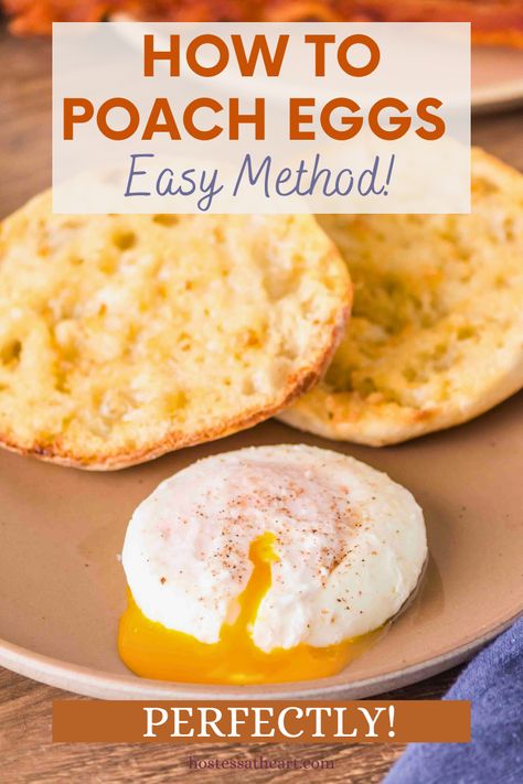 Our poached egg recipe is the perfect, simple, fast, and elegant breakfast when you want a beautiful egg that's full of flavor. Pouch Eggs Breakfast, Easy Poached Eggs Oven, Easy Poached Eggs Simple, How To Poach An Egg, Poached Eggs Oven, Poached Eggs How To, Poached Eggs Breakfast, Poached Eggs Recipe, Elegant Breakfast