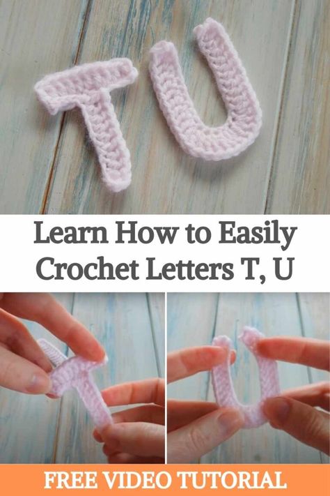 We continue with the amazing HappyBerry Crochet tutorials to learn how to crochet all the letters of the alphabet! These amazing mini-tutorials are part of a series of videos that the author named "Crochet Extras" In which she explains in a simple way the step-by-step to make these beautiful initials that will serve you for a million different projects. Add a personal touch to all your crochet pieces by sewing the initials of your name or that special person to whom you are going to give... How To Embroider Letters On Crochet, Crocheted Letters, Happyberry Crochet, Crochet Alphabet Letters, Crochet Letters Pattern, How To Embroider Letters, C2c Crochet Pattern Free, Crochet Alphabet, Crochet Letters