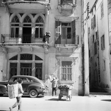 Beirut [1950s] Arabic Pictures, Vintage Lebanon, Old Beirut, Lebanese Architecture, Arab Core, Beirut Explosion, Inspiring Places, Damascus Syria, Timeless Architecture