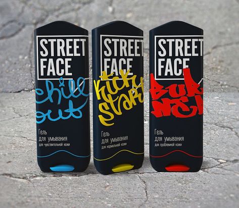 Street Face (Student Project) on Packaging of the World - Creative Package Design Gallery Beautiful Packaging Design, Packaging Design Ideas, Acne Clearing, Hang Tag Design, Socks Packaging, Graphic Design Styles, Face Wipes, Visual Metaphor, Skincare Packaging