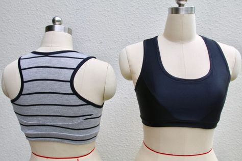 Ultimate Sports Bra Pattern, an essential piece in your workout wardrobe - So Sew Easy Sports Bra Sewing Pattern, Bra Sewing Pattern, Sewing Top, Sports Bra Pattern, Bra Sewing, Best Sports Bras, Sewing Shirts, Sport Bras, Sewing Lingerie