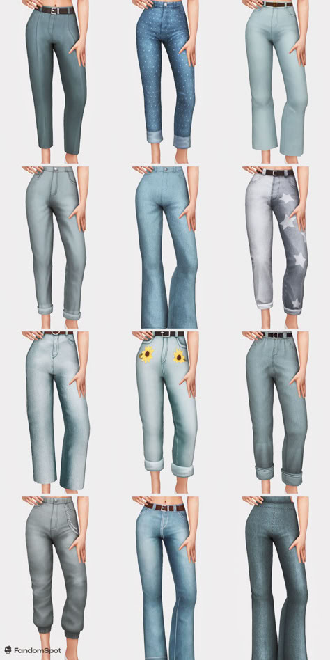 Cc Bottoms Sims 4, Mom Outfits Sims 4 Cc, Sims 4 Jeans Cc Maxis Match, Overalls Sims 4 Cc, Sims 4 Cc Jeans Maxis Match, Sims 4 Cc Denim, Sims 4 Cc Jeans, Cc Jeans, Sims 4 New Cc