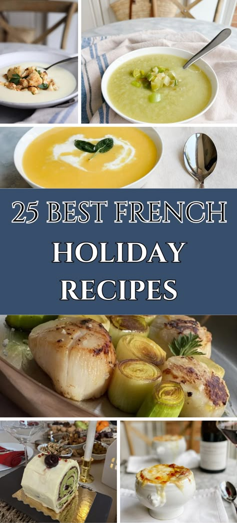 French New Years Eve Dinner, French Christmas Dinner Menu Ideas, Traditional Christmas Menu Ideas, French Thanksgiving Recipes, French Christmas Recipes, French Dinner Party Menu Ideas, Fancy Menu Design, French Christmas Dinner, Duck Magret