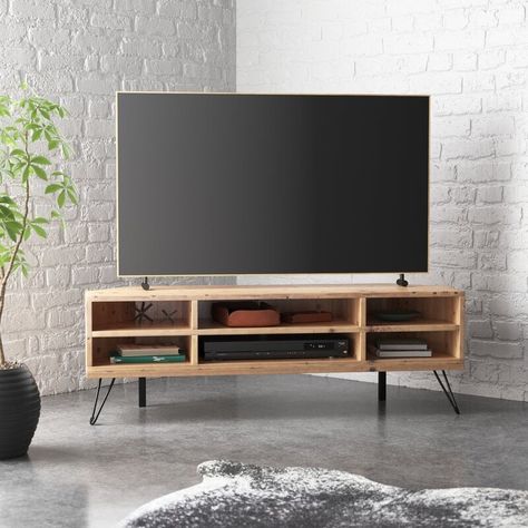 Corner Tv Ideas, Wood Corner Tv Stand, Minimalist Fireplace, Corner Tv Stands, All White Room, Corner Tv Unit, Lodge Homes, Tv Unit Interior Design, Wood Tv Stand