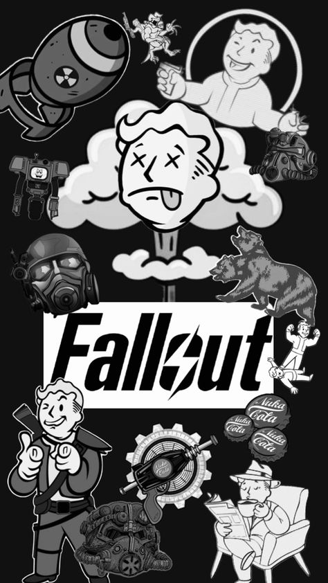 Fallout Wallpapers Mobile Wallpaper, Fallout Phone Wallpaper, Fallout Wallpaper, Fallout Nuka Cola, Fallout New Vegas, Fallout, Mobile Wallpaper, Blackwork, Art Wallpaper