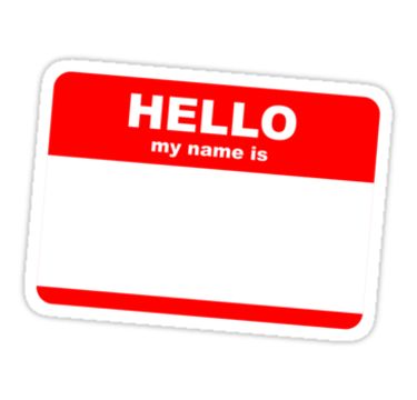 Hi, my name is Iphone Stickers, Homemade Stickers, Tumblr Stickers, Computer Sticker, Easy Canvas Painting, Hydroflask Stickers, Hello My Name Is, Aesthetic Stickers, Printable Stickers