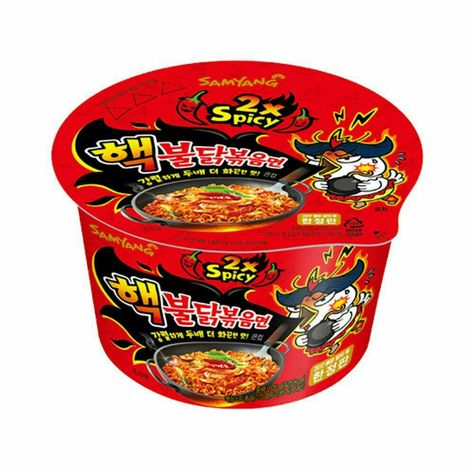 Samyang Ramen, Korean Instant Noodles, Hot Chicken Flavor Ramen, Cup Ramen, Fire Chicken, Ramen Noodle Bowl, Spicy Ramen, Korean Snacks, Spicy Noodles