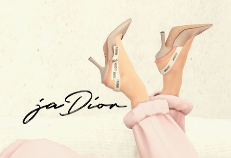 DallasGirl - J’adior Heeled Slingbacks - New Mesh Thank you to... Sims 4 Tsr, Sims 4 Traits, Cc Shoes, The Sims 4 Pc, Sims 4 Cc Shoes, Timeless Shoes, Tumblr Sims 4, Sims 4 Characters, Sims 4 Toddler