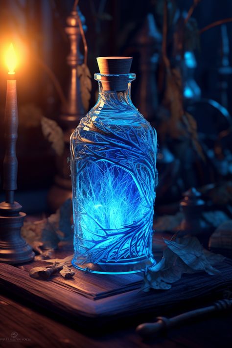 Potions Fantasy Art, Magick Aesthetics, Wizard Dnd Aesthetic, Magic Items Fantasy Art, Potion Bottles Aesthetic, Alchemy Potions, Fantasy Magic Aesthetic, Fantasy Alchemy, Potions Aesthetic