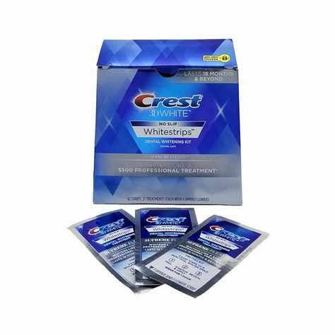 Crest Whitening Products My teeth have never looked worse so I turned to Crest Whitening Products & am seeing major results (follow along on our IG stories daily to see the progress). I am using the Crest Supreme FlexFit Whitestrips along with the Crest White Luxe Diamond Toothpaste & Crest White Brilliance (I alternate). Amazon & Target are offering some deals that I wanted to share. Amazon has several coupons (up to $10 off) & Target has a promo where you spend $20 you get a $5 gift card. I... Teeth Care Products, Crest 3d White Strips, Crest Whitening Strips, Crest 3d White Brilliance, Hygiene Shopping, Crest Toothpaste White Teeth, Toothpaste Crest, Crest White Strips, Alcohol Free Mouthwash